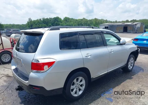 2012 Toyota Highlander Se V6 from USA, damaged, VIN 5TDBK3EH0CS139825